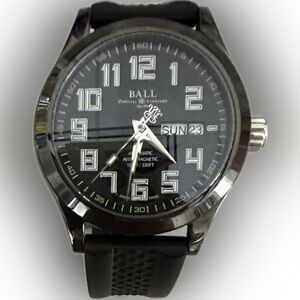 BALL ENGINEER MASTER 11 DLC BLACK STAINLESS STEEL BRACELET WATCH